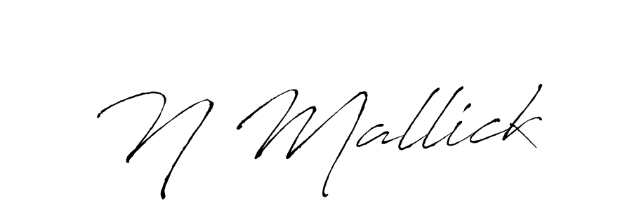 Once you've used our free online signature maker to create your best signature Antro_Vectra style, it's time to enjoy all of the benefits that N Mallick name signing documents. N Mallick signature style 6 images and pictures png