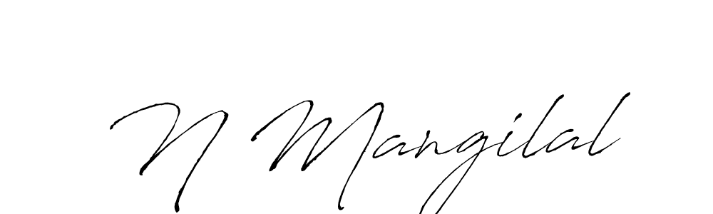 Best and Professional Signature Style for N Mangilal. Antro_Vectra Best Signature Style Collection. N Mangilal signature style 6 images and pictures png