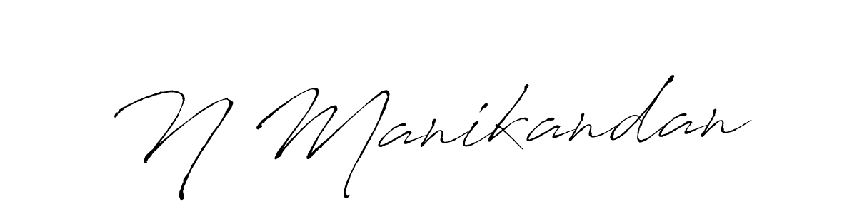 Make a beautiful signature design for name N Manikandan. Use this online signature maker to create a handwritten signature for free. N Manikandan signature style 6 images and pictures png