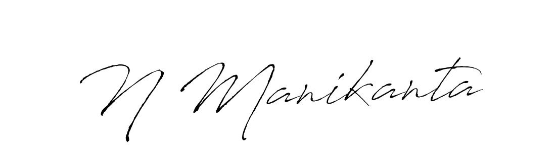 Antro_Vectra is a professional signature style that is perfect for those who want to add a touch of class to their signature. It is also a great choice for those who want to make their signature more unique. Get N Manikanta name to fancy signature for free. N Manikanta signature style 6 images and pictures png