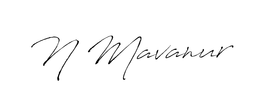 Make a beautiful signature design for name N Mavanur. Use this online signature maker to create a handwritten signature for free. N Mavanur signature style 6 images and pictures png