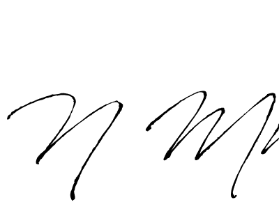 Design your own signature with our free online signature maker. With this signature software, you can create a handwritten (Antro_Vectra) signature for name N Mm. N Mm signature style 6 images and pictures png