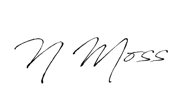 Also You can easily find your signature by using the search form. We will create N Moss name handwritten signature images for you free of cost using Antro_Vectra sign style. N Moss signature style 6 images and pictures png