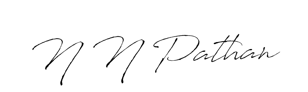 The best way (Antro_Vectra) to make a short signature is to pick only two or three words in your name. The name N N Pathan include a total of six letters. For converting this name. N N Pathan signature style 6 images and pictures png