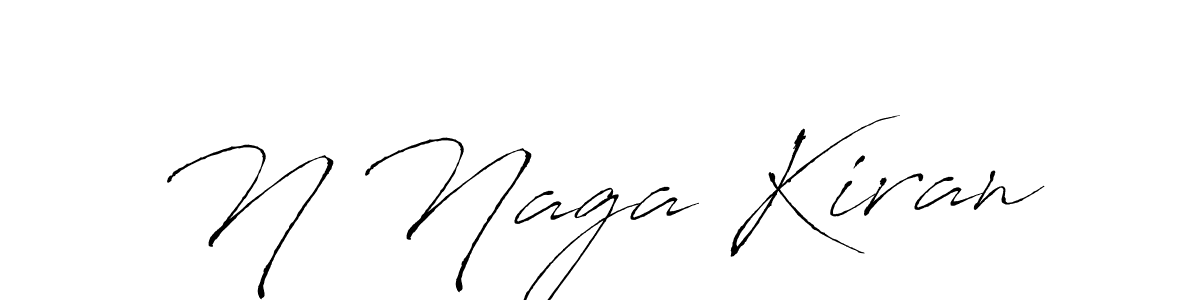 How to make N Naga Kiran signature? Antro_Vectra is a professional autograph style. Create handwritten signature for N Naga Kiran name. N Naga Kiran signature style 6 images and pictures png