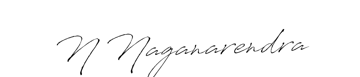 The best way (Antro_Vectra) to make a short signature is to pick only two or three words in your name. The name N Naganarendra include a total of six letters. For converting this name. N Naganarendra signature style 6 images and pictures png