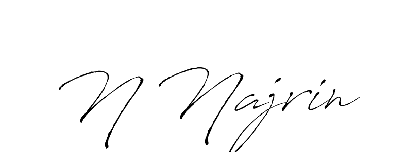 See photos of N Najrin official signature by Spectra . Check more albums & portfolios. Read reviews & check more about Antro_Vectra font. N Najrin signature style 6 images and pictures png