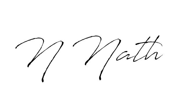 Antro_Vectra is a professional signature style that is perfect for those who want to add a touch of class to their signature. It is also a great choice for those who want to make their signature more unique. Get N Nath name to fancy signature for free. N Nath signature style 6 images and pictures png