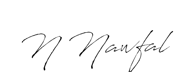 How to make N Nawfal name signature. Use Antro_Vectra style for creating short signs online. This is the latest handwritten sign. N Nawfal signature style 6 images and pictures png