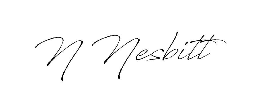The best way (Antro_Vectra) to make a short signature is to pick only two or three words in your name. The name N Nesbitt include a total of six letters. For converting this name. N Nesbitt signature style 6 images and pictures png
