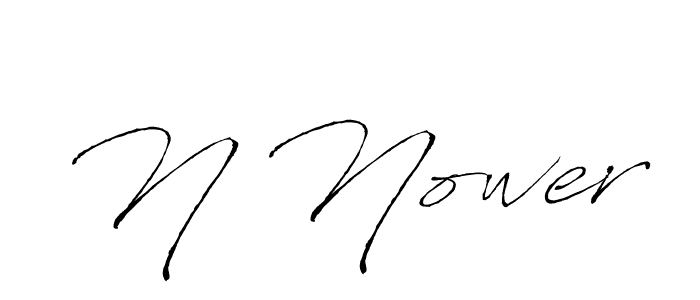 Best and Professional Signature Style for N Nower. Antro_Vectra Best Signature Style Collection. N Nower signature style 6 images and pictures png