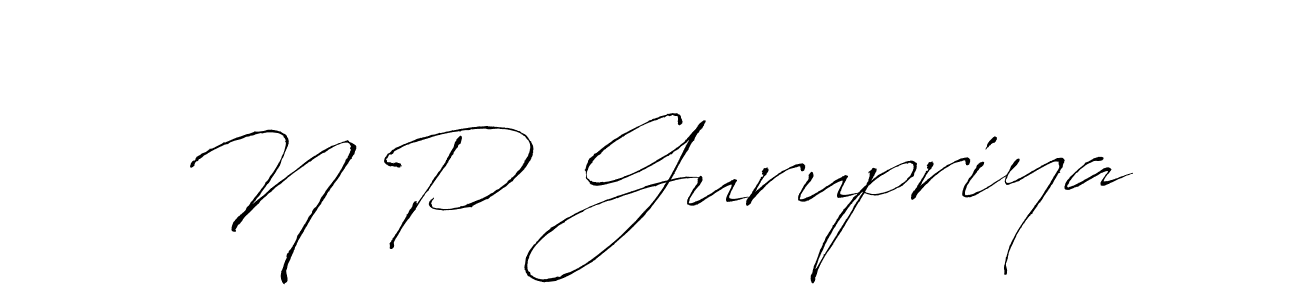 Best and Professional Signature Style for N P Gurupriya. Antro_Vectra Best Signature Style Collection. N P Gurupriya signature style 6 images and pictures png