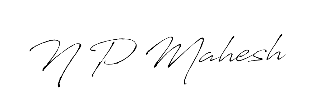 Make a beautiful signature design for name N P Mahesh. Use this online signature maker to create a handwritten signature for free. N P Mahesh signature style 6 images and pictures png