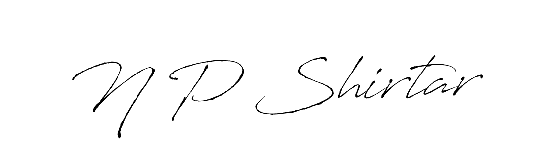 How to make N P Shirtar signature? Antro_Vectra is a professional autograph style. Create handwritten signature for N P Shirtar name. N P Shirtar signature style 6 images and pictures png