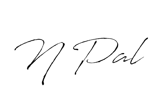 The best way (Antro_Vectra) to make a short signature is to pick only two or three words in your name. The name N Pal include a total of six letters. For converting this name. N Pal signature style 6 images and pictures png
