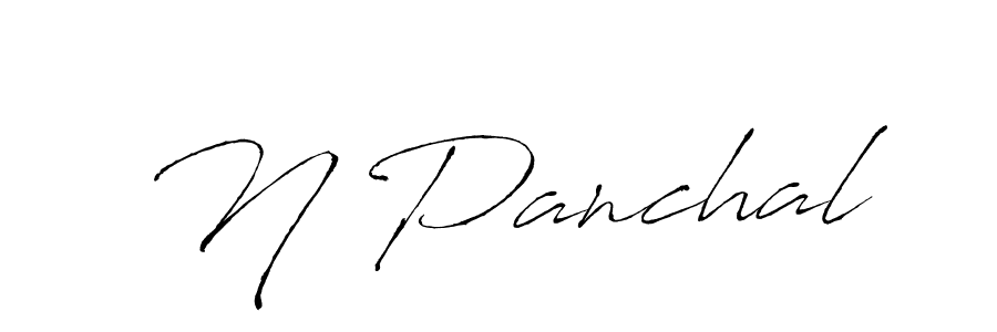 Best and Professional Signature Style for N Panchal. Antro_Vectra Best Signature Style Collection. N Panchal signature style 6 images and pictures png