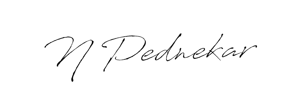 You should practise on your own different ways (Antro_Vectra) to write your name (N Pednekar) in signature. don't let someone else do it for you. N Pednekar signature style 6 images and pictures png