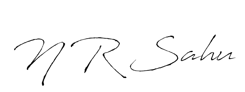 Design your own signature with our free online signature maker. With this signature software, you can create a handwritten (Antro_Vectra) signature for name N R Sahu. N R Sahu signature style 6 images and pictures png