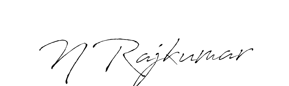Make a beautiful signature design for name N Rajkumar. Use this online signature maker to create a handwritten signature for free. N Rajkumar signature style 6 images and pictures png