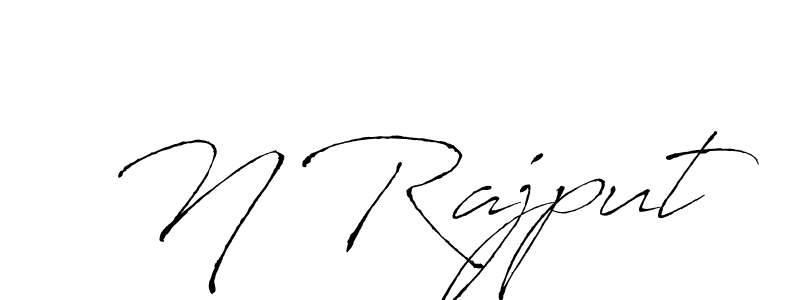Best and Professional Signature Style for N Rajput. Antro_Vectra Best Signature Style Collection. N Rajput signature style 6 images and pictures png