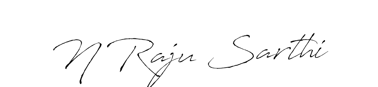 Here are the top 10 professional signature styles for the name N Raju Sarthi. These are the best autograph styles you can use for your name. N Raju Sarthi signature style 6 images and pictures png