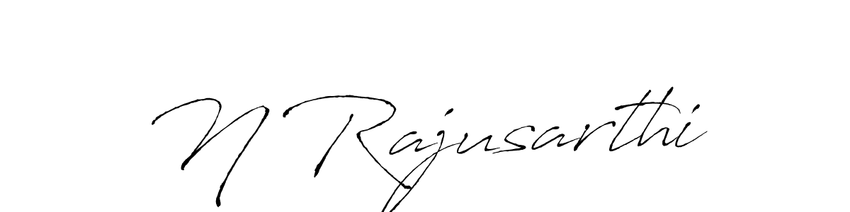 Similarly Antro_Vectra is the best handwritten signature design. Signature creator online .You can use it as an online autograph creator for name N Rajusarthi. N Rajusarthi signature style 6 images and pictures png