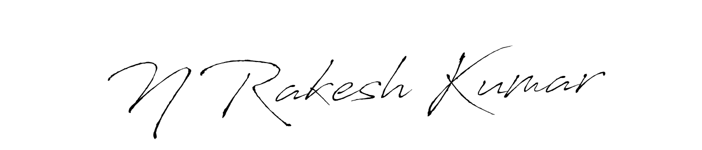 Also we have N Rakesh Kumar name is the best signature style. Create professional handwritten signature collection using Antro_Vectra autograph style. N Rakesh Kumar signature style 6 images and pictures png