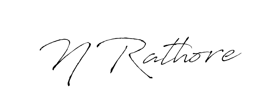 The best way (Antro_Vectra) to make a short signature is to pick only two or three words in your name. The name N Rathore include a total of six letters. For converting this name. N Rathore signature style 6 images and pictures png