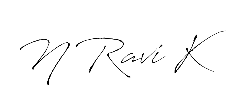 You should practise on your own different ways (Antro_Vectra) to write your name (N Ravi K) in signature. don't let someone else do it for you. N Ravi K signature style 6 images and pictures png