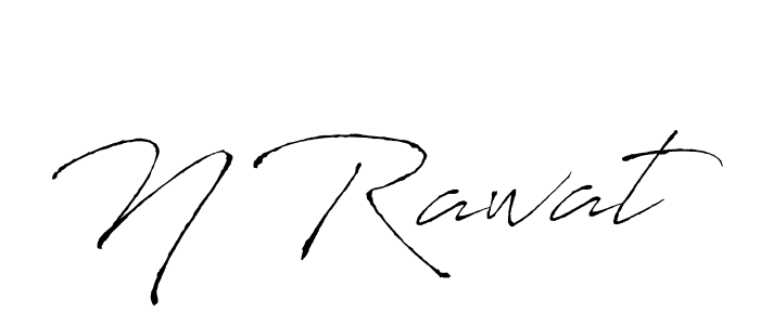 Also we have N Rawat name is the best signature style. Create professional handwritten signature collection using Antro_Vectra autograph style. N Rawat signature style 6 images and pictures png