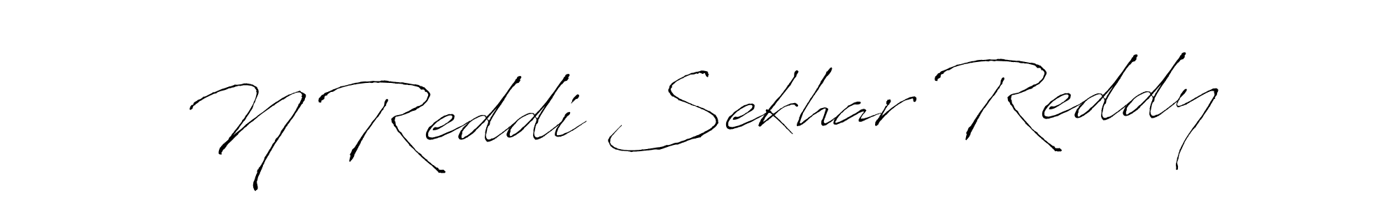 You should practise on your own different ways (Antro_Vectra) to write your name (N Reddi Sekhar Reddy) in signature. don't let someone else do it for you. N Reddi Sekhar Reddy signature style 6 images and pictures png