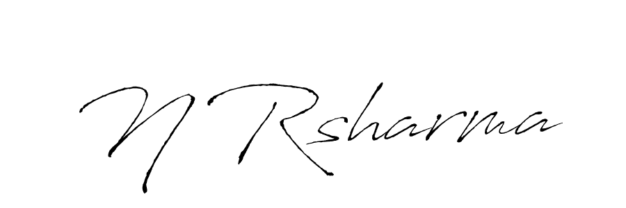 Best and Professional Signature Style for N Rsharma. Antro_Vectra Best Signature Style Collection. N Rsharma signature style 6 images and pictures png