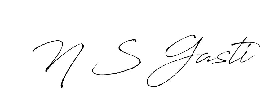 Also You can easily find your signature by using the search form. We will create N S Gasti name handwritten signature images for you free of cost using Antro_Vectra sign style. N S Gasti signature style 6 images and pictures png