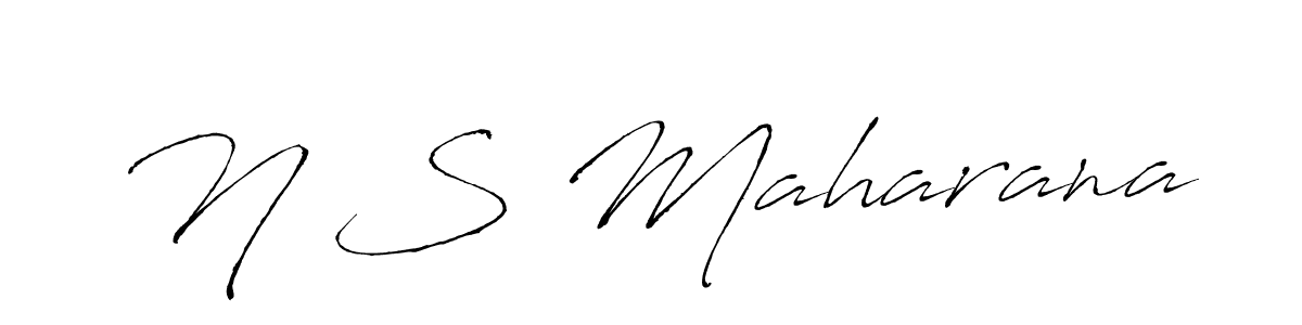 Design your own signature with our free online signature maker. With this signature software, you can create a handwritten (Antro_Vectra) signature for name N S Maharana. N S Maharana signature style 6 images and pictures png