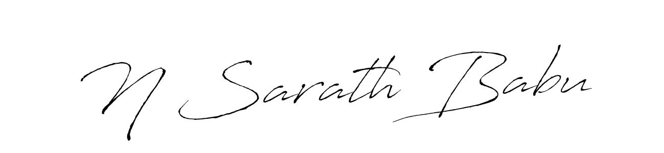 Also You can easily find your signature by using the search form. We will create N Sarath Babu name handwritten signature images for you free of cost using Antro_Vectra sign style. N Sarath Babu signature style 6 images and pictures png
