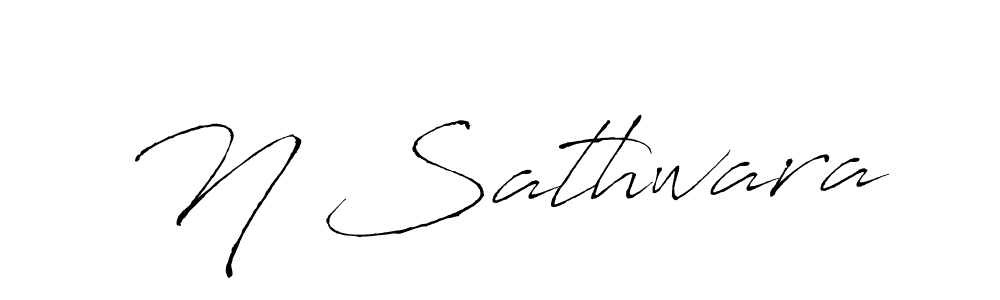 Make a beautiful signature design for name N Sathwara. Use this online signature maker to create a handwritten signature for free. N Sathwara signature style 6 images and pictures png