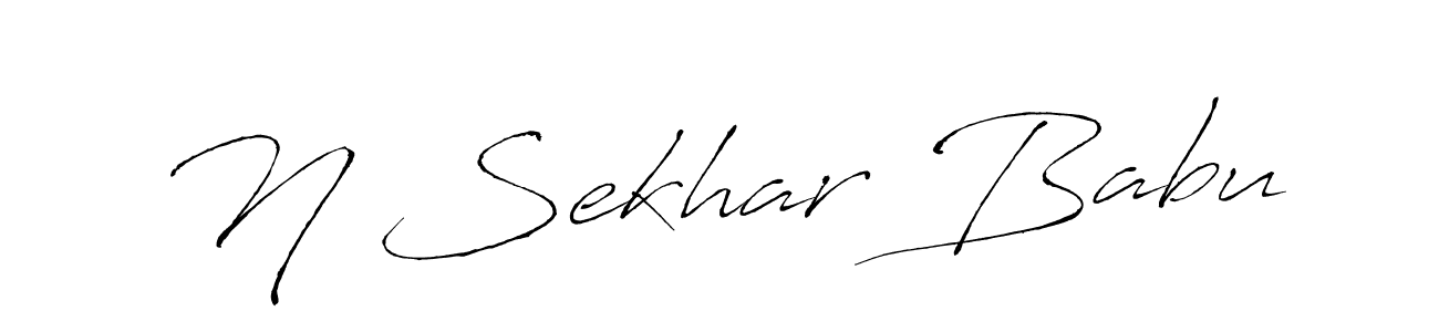 You can use this online signature creator to create a handwritten signature for the name N Sekhar Babu. This is the best online autograph maker. N Sekhar Babu signature style 6 images and pictures png