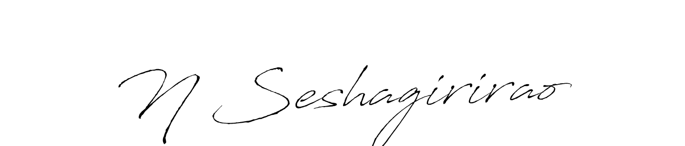 It looks lik you need a new signature style for name N Seshagirirao. Design unique handwritten (Antro_Vectra) signature with our free signature maker in just a few clicks. N Seshagirirao signature style 6 images and pictures png