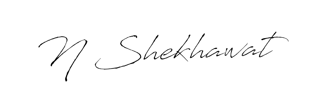 Use a signature maker to create a handwritten signature online. With this signature software, you can design (Antro_Vectra) your own signature for name N Shekhawat. N Shekhawat signature style 6 images and pictures png