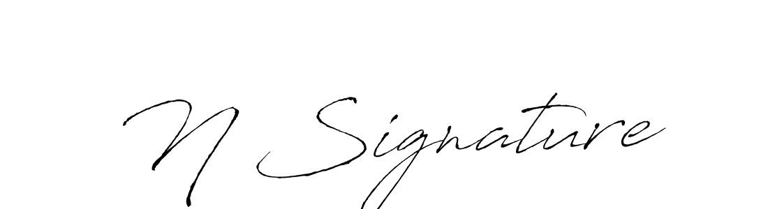 Also we have N Signature name is the best signature style. Create professional handwritten signature collection using Antro_Vectra autograph style. N Signature signature style 6 images and pictures png