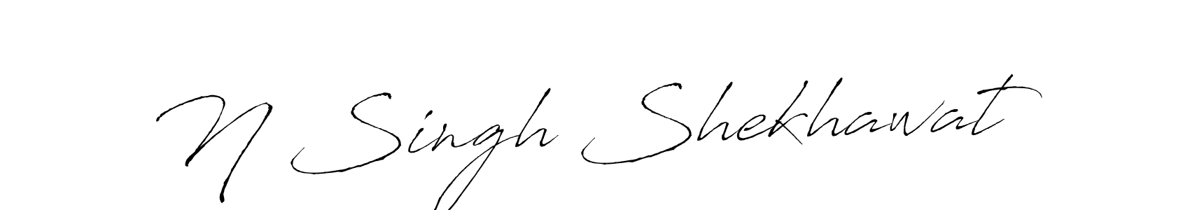 Use a signature maker to create a handwritten signature online. With this signature software, you can design (Antro_Vectra) your own signature for name N Singh Shekhawat. N Singh Shekhawat signature style 6 images and pictures png