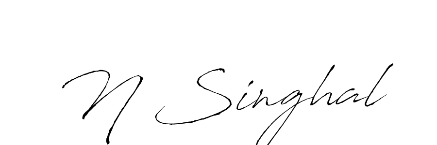 How to Draw N Singhal signature style? Antro_Vectra is a latest design signature styles for name N Singhal. N Singhal signature style 6 images and pictures png