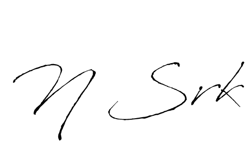 Also we have N Srk name is the best signature style. Create professional handwritten signature collection using Antro_Vectra autograph style. N Srk signature style 6 images and pictures png