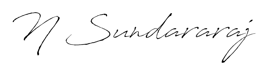 The best way (Antro_Vectra) to make a short signature is to pick only two or three words in your name. For converting this name N Sundararaj. N Sundararaj signature style 6 images and pictures png