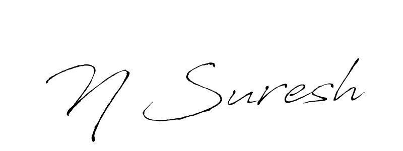 This is the best signature style for the N Suresh name. Also you like these signature font (Antro_Vectra). Mix name signature. N Suresh signature style 6 images and pictures png
