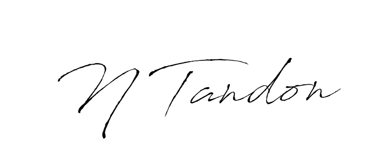 Also we have N Tandon name is the best signature style. Create professional handwritten signature collection using Antro_Vectra autograph style. N Tandon signature style 6 images and pictures png