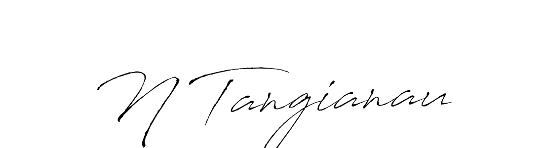 Make a beautiful signature design for name N Tangianau. Use this online signature maker to create a handwritten signature for free. N Tangianau signature style 6 images and pictures png