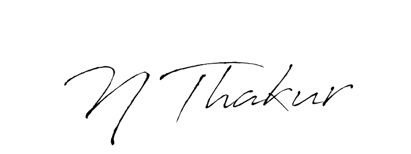 The best way (Antro_Vectra) to make a short signature is to pick only two or three words in your name. The name N Thakur include a total of six letters. For converting this name. N Thakur signature style 6 images and pictures png