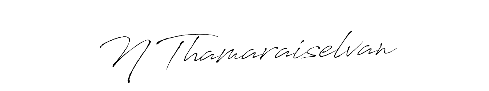 It looks lik you need a new signature style for name N Thamaraiselvan. Design unique handwritten (Antro_Vectra) signature with our free signature maker in just a few clicks. N Thamaraiselvan signature style 6 images and pictures png