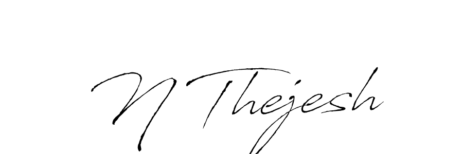 Also You can easily find your signature by using the search form. We will create N Thejesh name handwritten signature images for you free of cost using Antro_Vectra sign style. N Thejesh signature style 6 images and pictures png